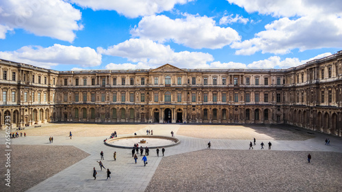 The Louvre Museum Paris France. April 2019 photo