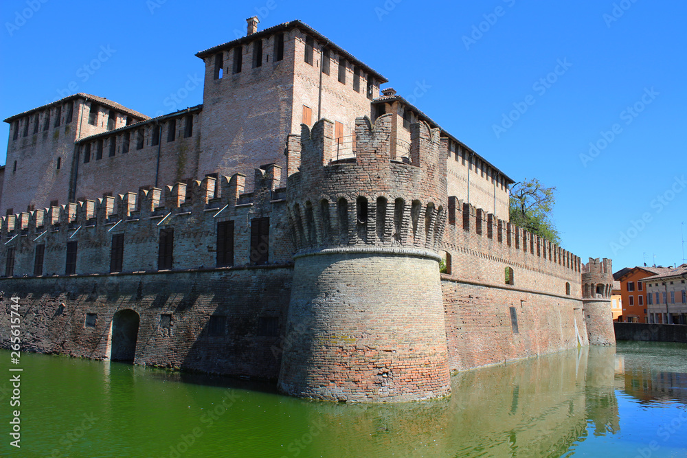 View of Sanvitale Castle Fontanellato , Parma, Emilia Romagna, taly