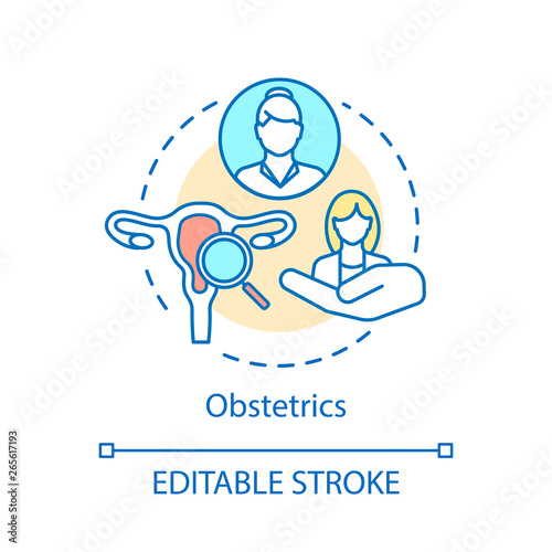 Obstetrics concept icon