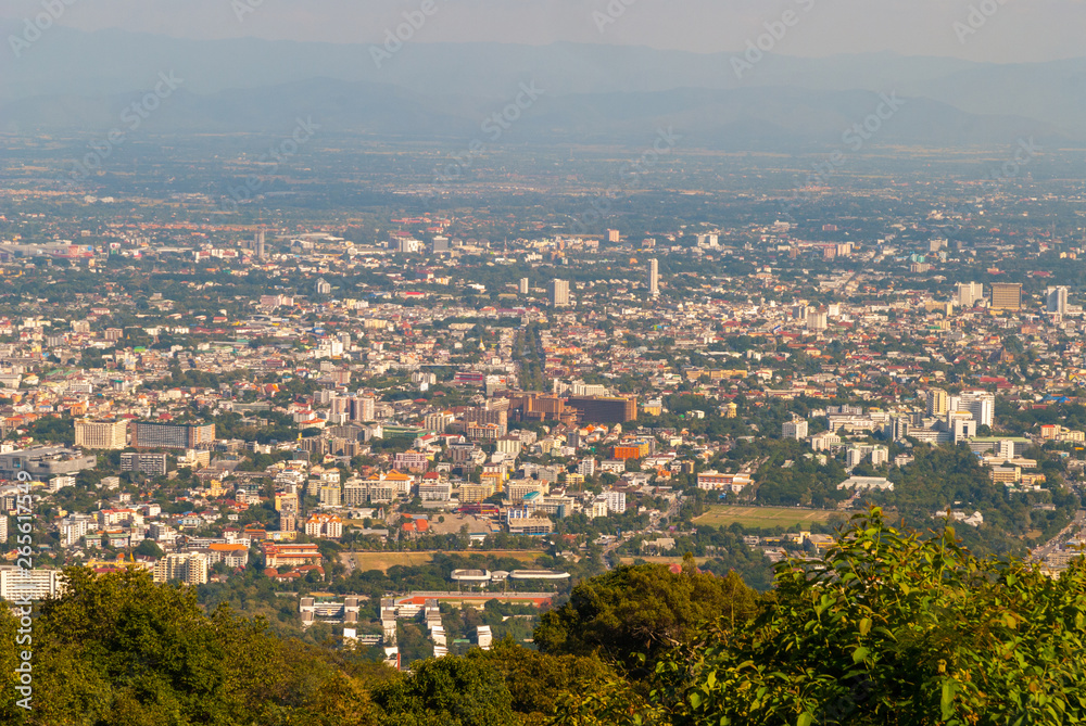 Obraz premium View over Chiang Mai, Thailand