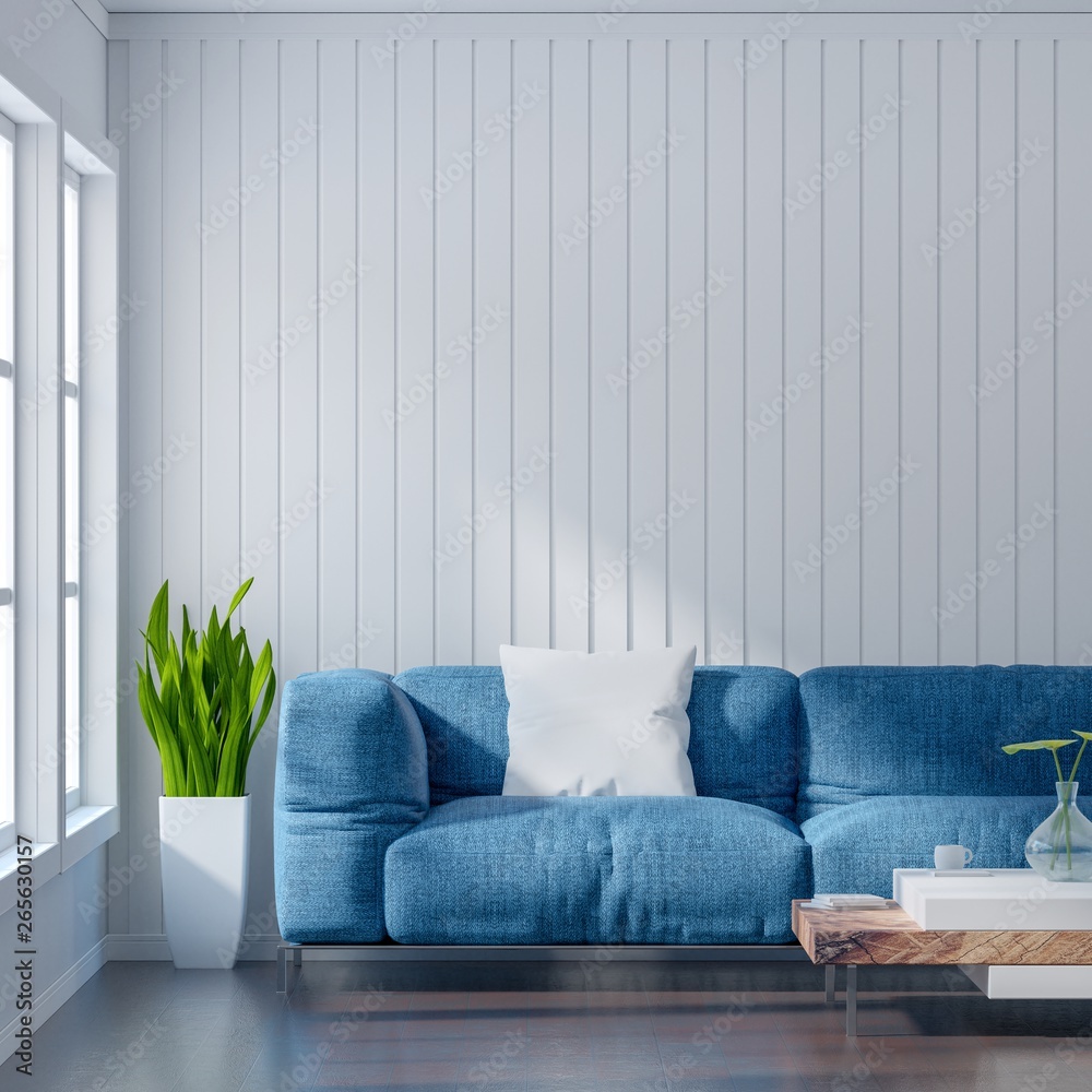 Next Powder Blue Sofa | Baci Living Room