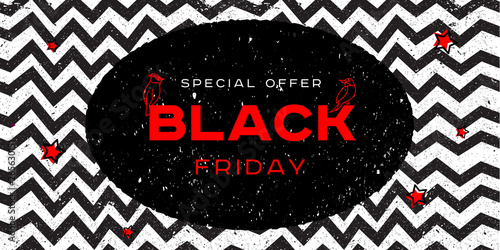 coll geometric poster for black friday sale