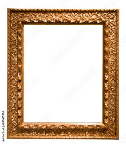 rectangularframe for photo on isolated background