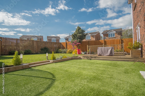Modern Garden Designed and landscaped with newly Constructed Materials.