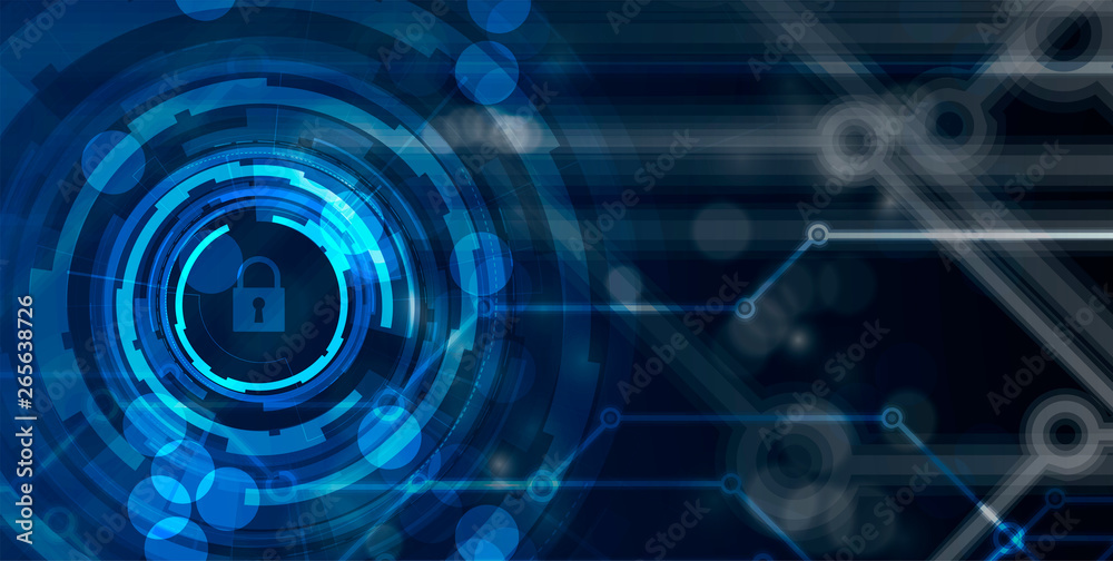 Cybersecurity and information or network protection. Future technology web services for business and internet project Cybersecurity and information or network protection. Future technology web services for business and internet project