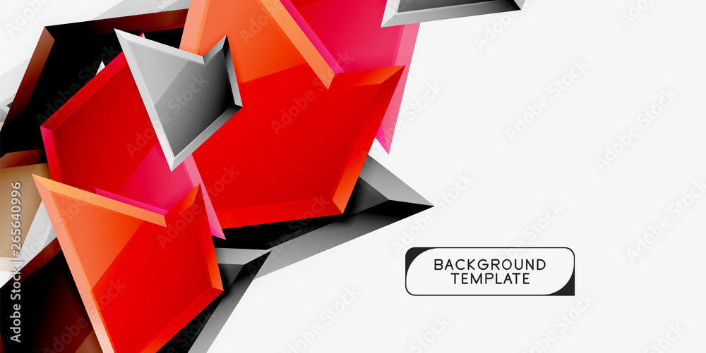 Bright colorful triangular poly 3d composition,abstract geometric background, minimal design, polygonal futuristic poster Bright colorful triangular poly 3d composition,abstract geometric background, minimal design, polygonal futuristic poster