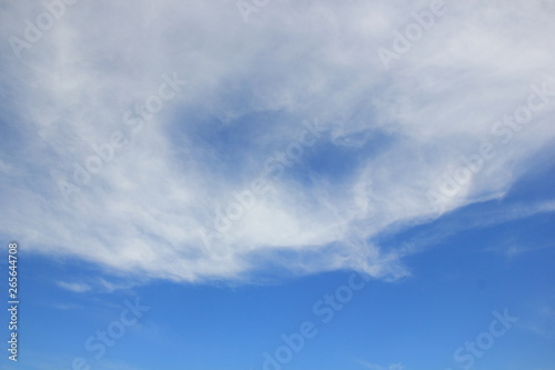 Blue sky with clouds for background, wallpapers,and clear sky background.