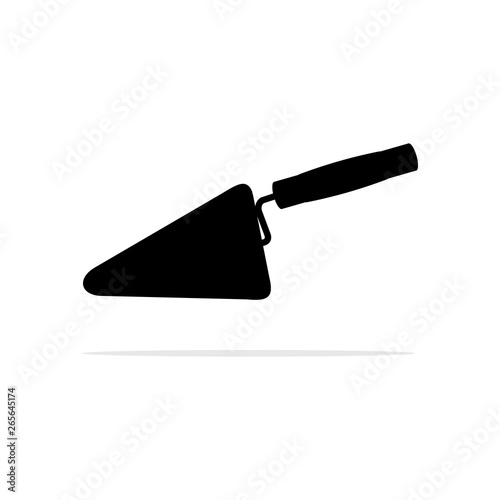 Trowel icon. Vector concept illustration for design.