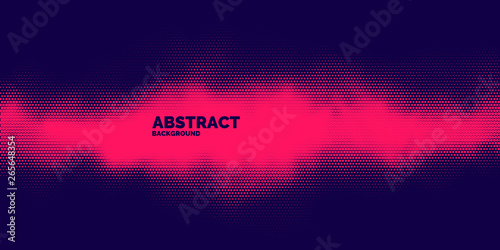 Monochrome printing raster, abstract vector halftone background.