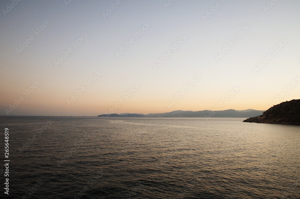 SEvening seascape at sunset in the Gulf Coast. SEvening seascape at sunset in the Gulf Coast.