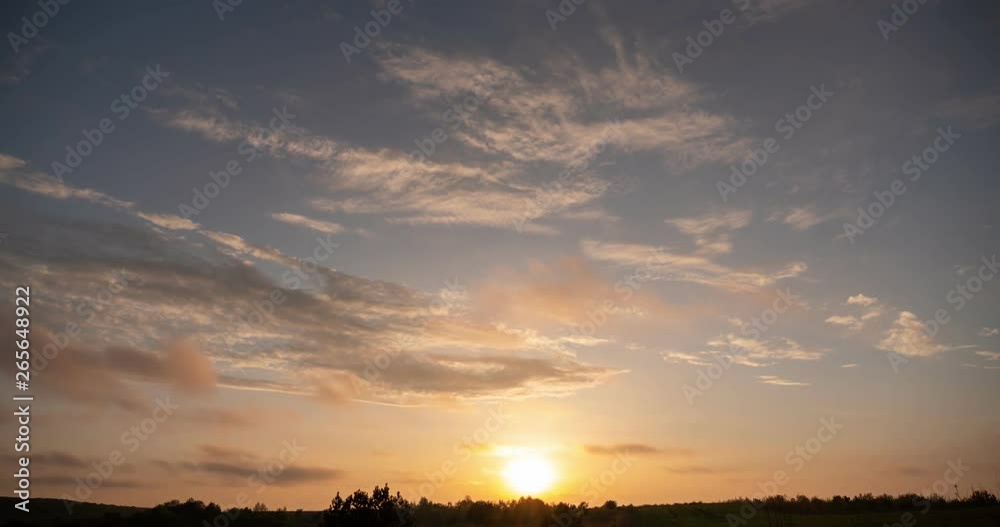 sunset clouds