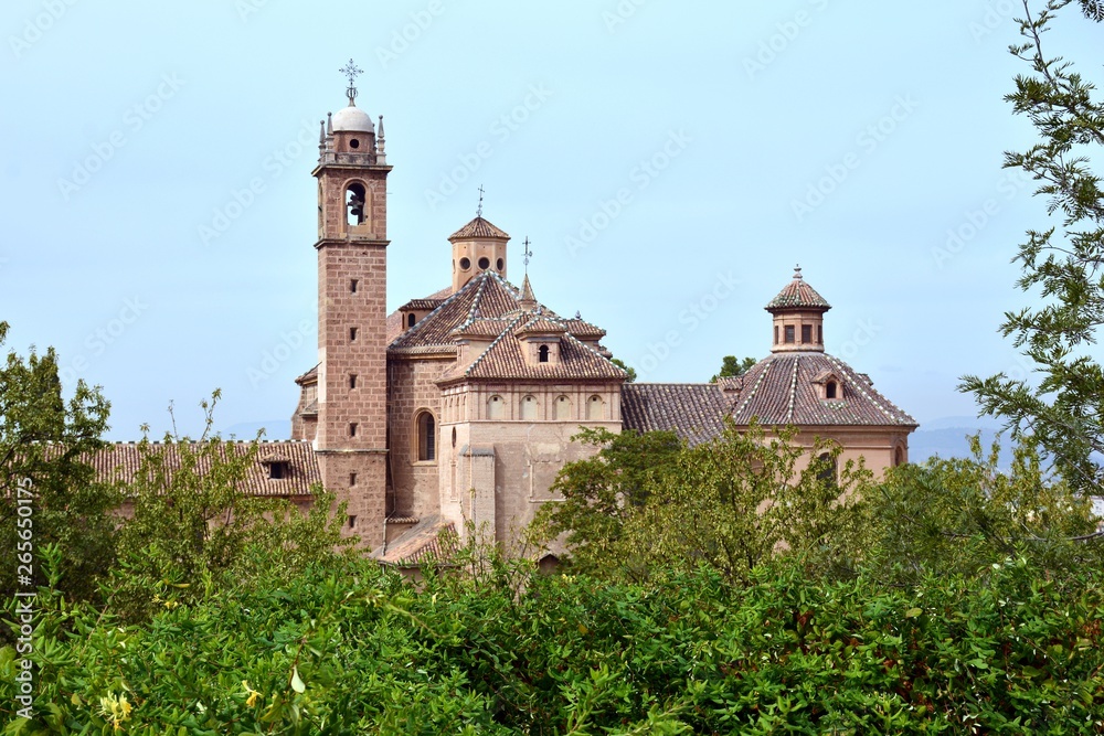 Vista del Monasterio de la Cartuja de Granada, España