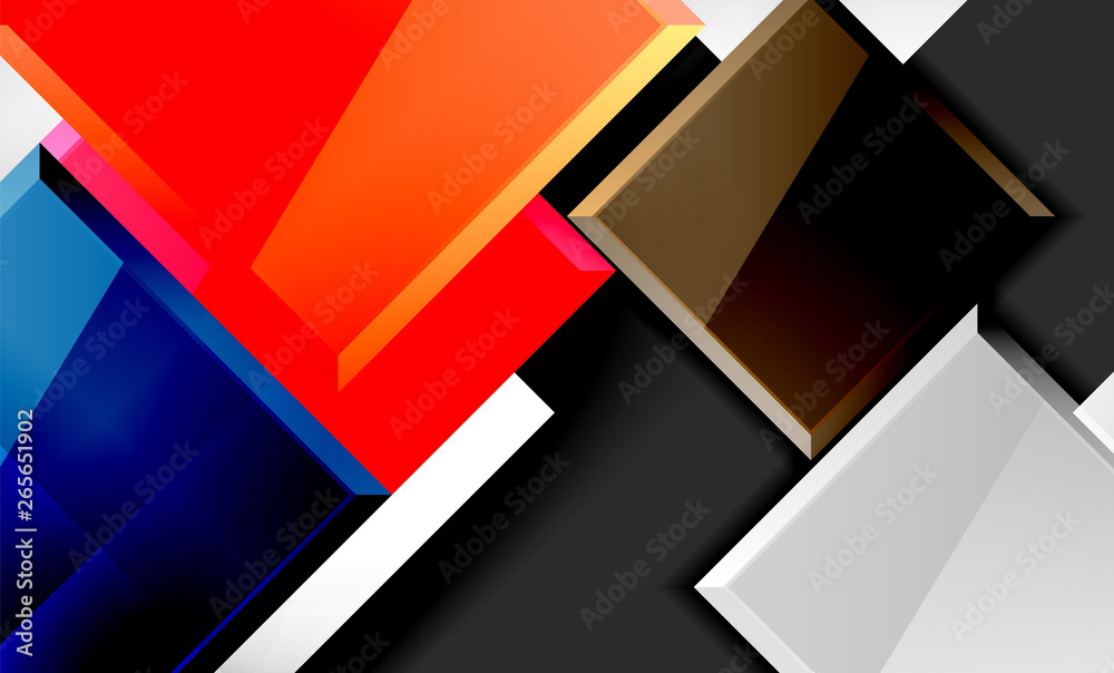 Color squares futuristic abstract background Color squares futuristic abstract background