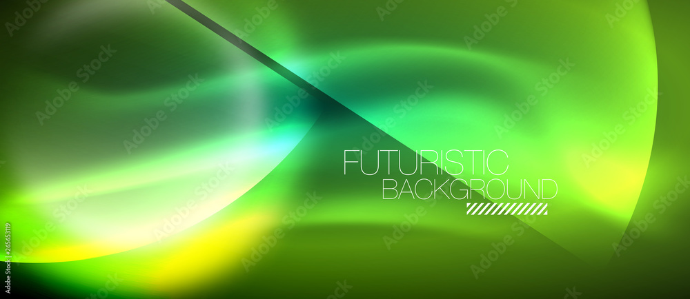 Vector glowing neon circles abstract background Vector glowing neon circles abstract background