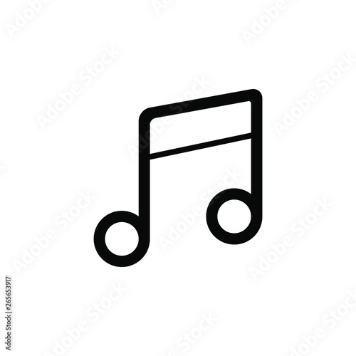 Music vector border icon. This icon use for admin panels, website, interfaces, mobile apps