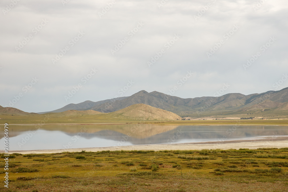 Terkhiin Tsagaan Lake, White Lake is a lake in the Khangai Mountains in central Mongolia.