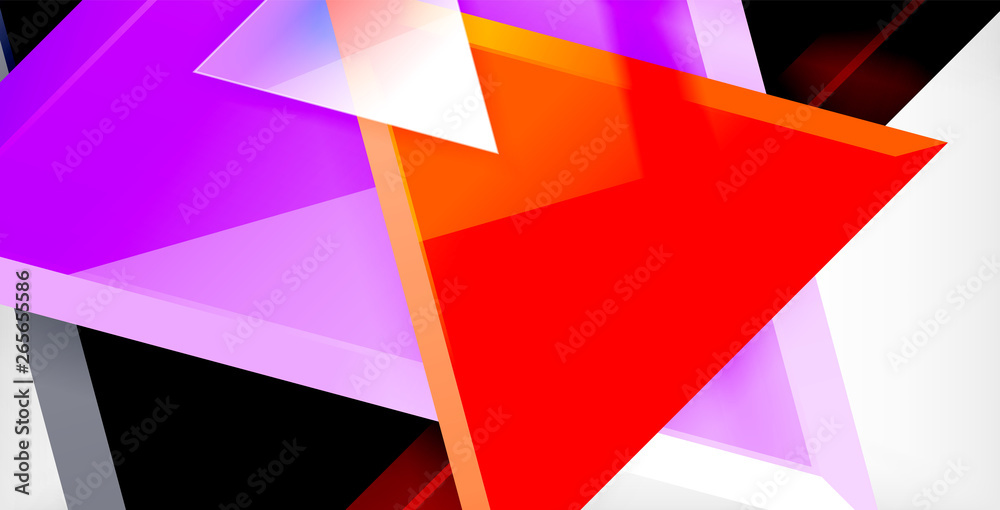 Triangle abstract background - obrazy, fototapety, plakaty 