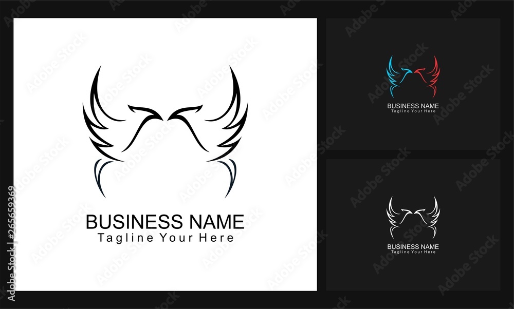 eagle design business logo