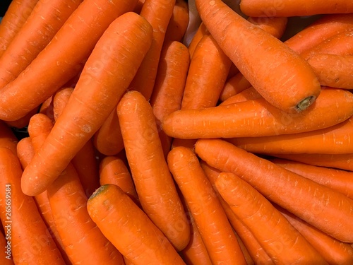Close up of Fresh and sweet carrot
