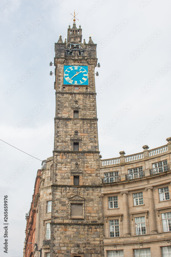 Merchant City Clock Tower Glasgow Scotland