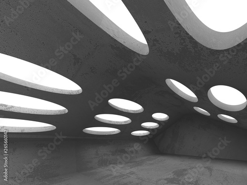 Abstract geometric concrete architecture background