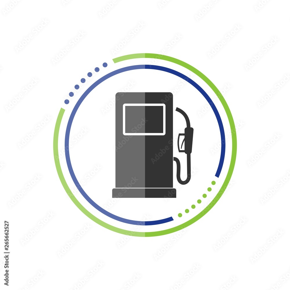 Fuel pump icon, Symbol of Gas station on white background Fuel pump icon, Symbol of Gas station on white background
