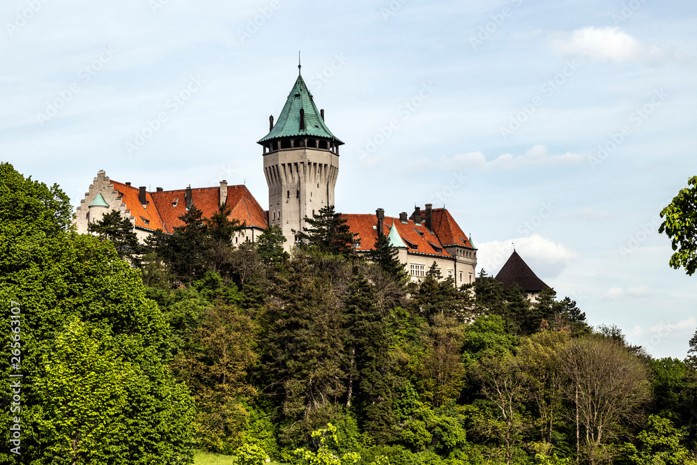 Smolenice castle, Congress Centre of the SAS - built in the 15th century, Little Carpathian (SLOVAKIA)