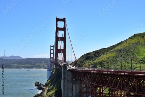 San Francisco, California, April 2019: Golden Gate Bridge