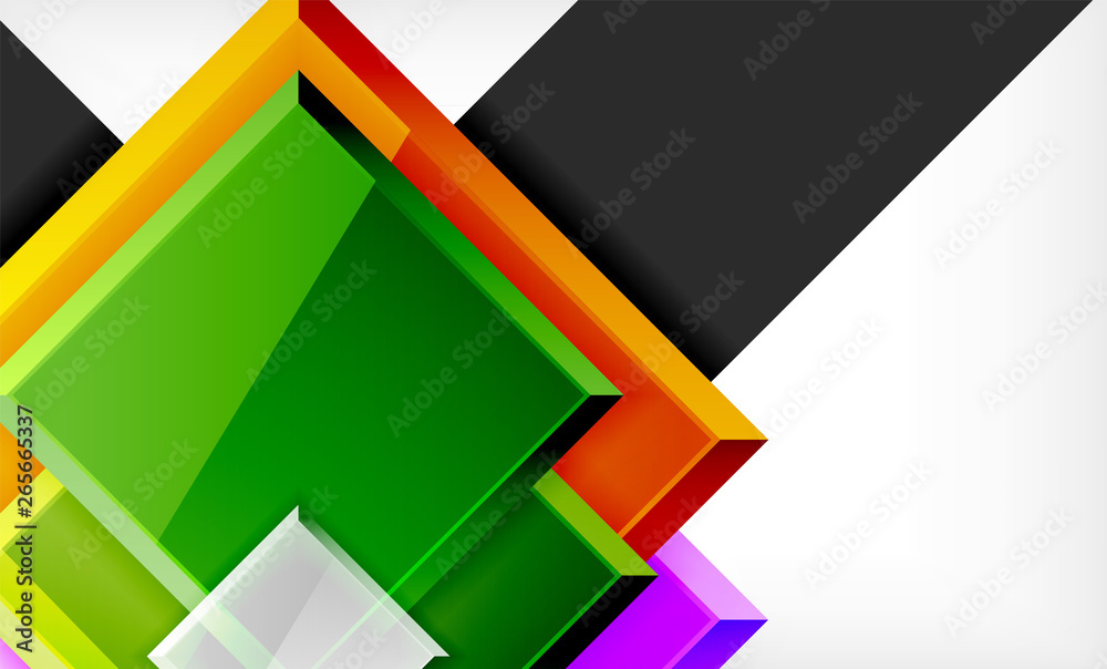 Color squares futuristic abstract background Color squares futuristic abstract background