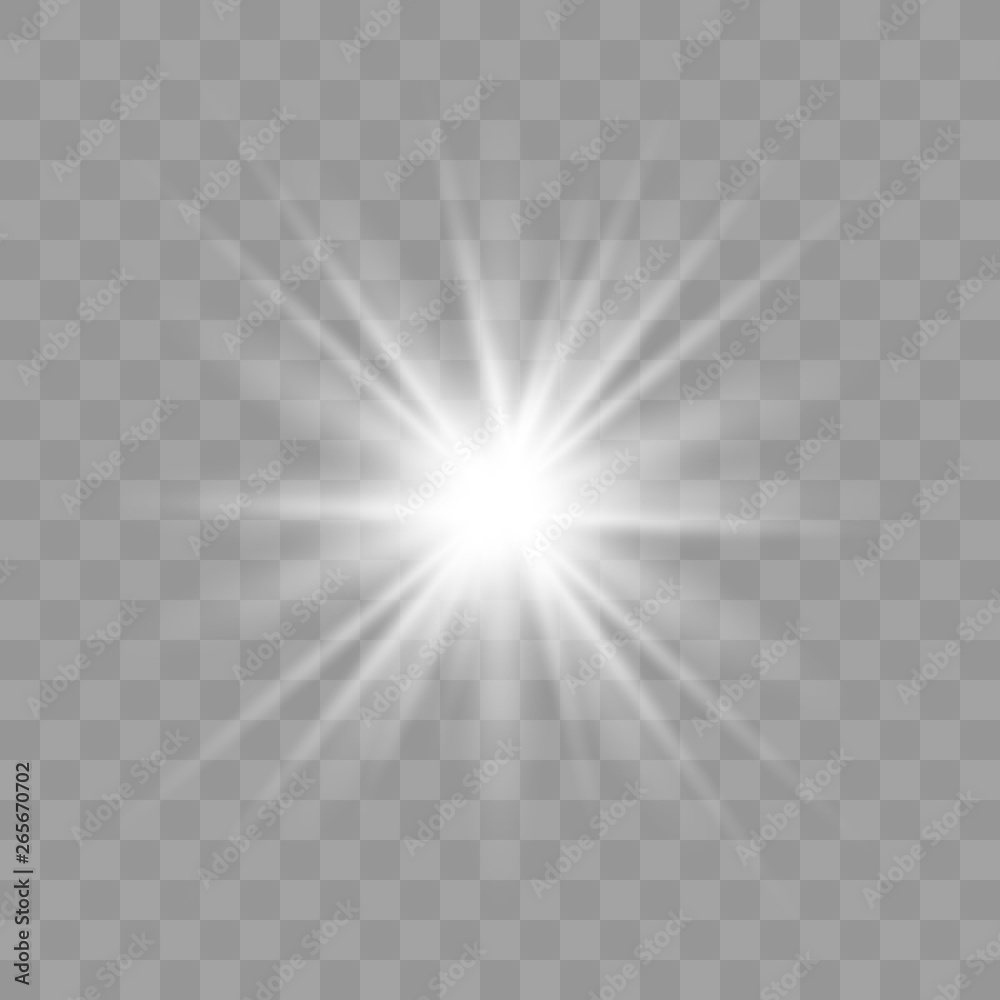 White beautiful light explodes White beautiful light explodes