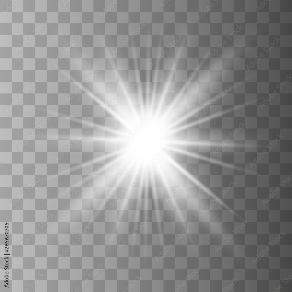 White beautiful light explodes White beautiful light explodes