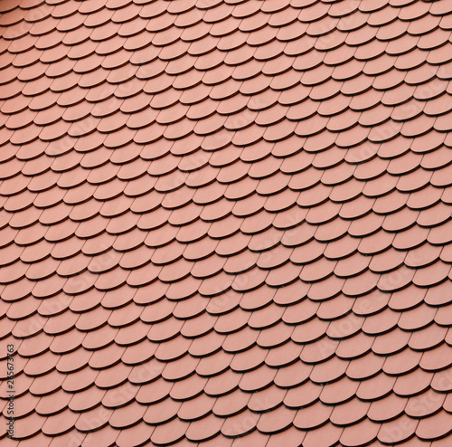 abstract background of red roof