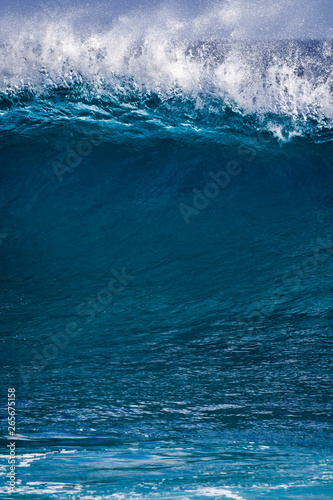 Breaking Ocean Wave in Hawaii