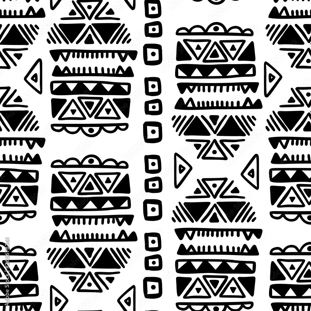 Seamless aztec vector pattern. Seamless aztec vector pattern.