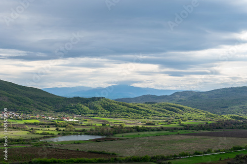 Spring in the mountains, fresh green vegetation. © PhotoRK