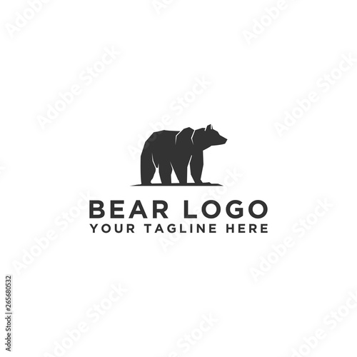 Logo icon design Bear logo vector template. - Vector