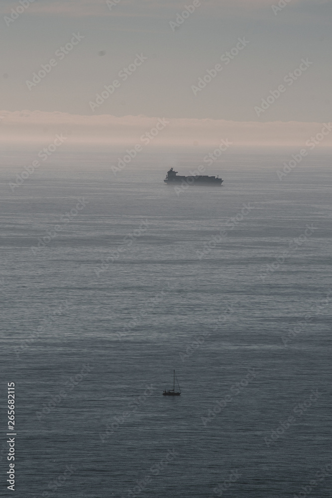 Yacht vs Container Ship