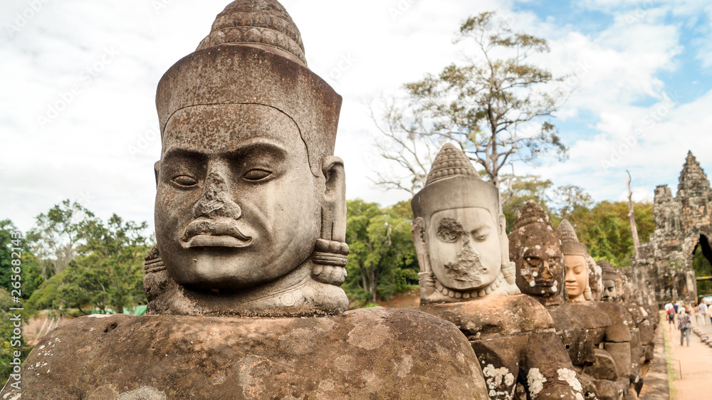 Obraz premium Porte sud d'Angkor