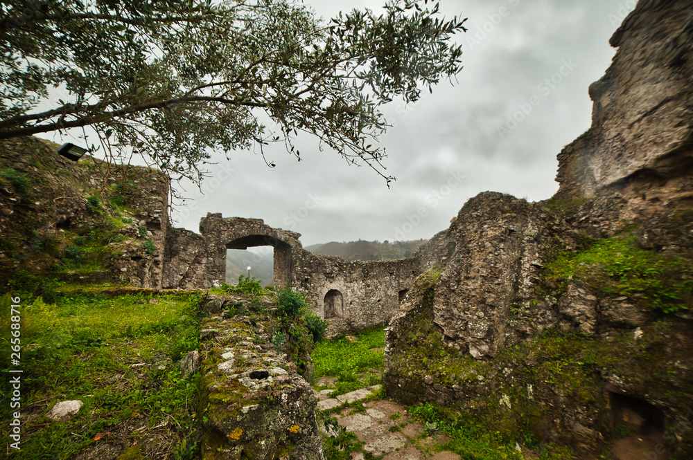 The Norman castle of Arena, Italy.