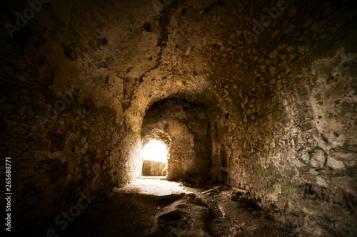 The Norman castle of Arena, Italy.
