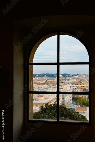 Rome through window