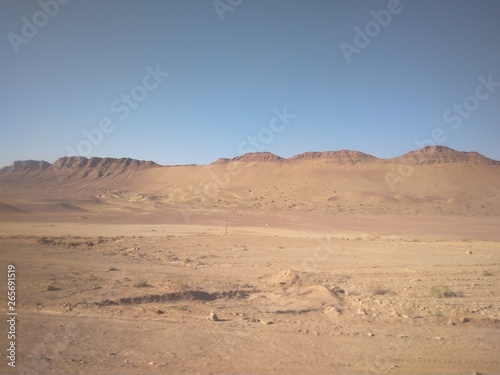 desert view in Central Iran  Dast e Kavir desert