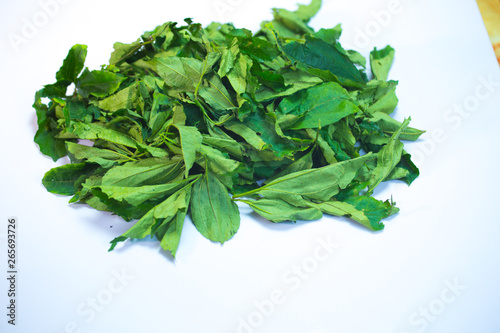 Ugu vegetable leaves for igbo soup