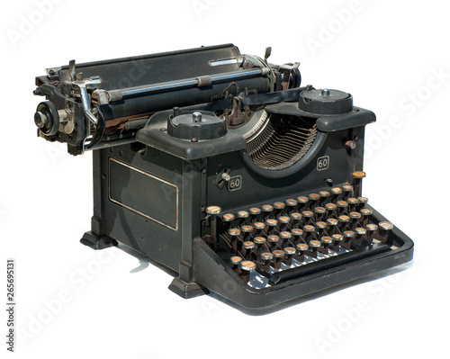 old typewriter used in the 50s