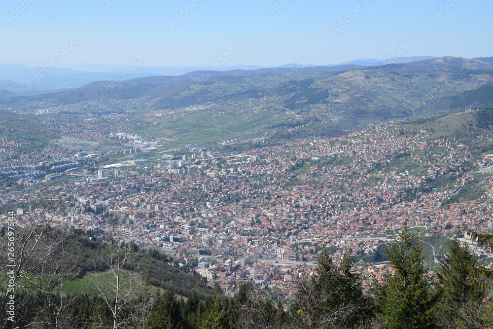 Panorami di Sarajevo