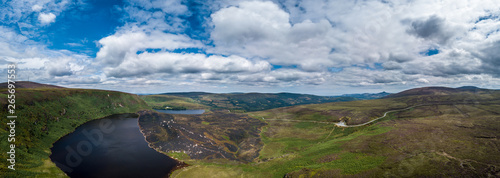 Mountain lakes. Lough Bray in the Wicklow mountain range. photo