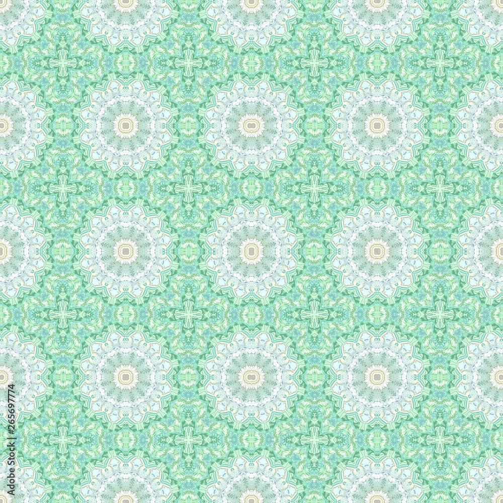 abstract floral powder blue, cadet blue and honeydew color pattern. seamless decorative backdrop for banner, cards, poster or creative fasion design