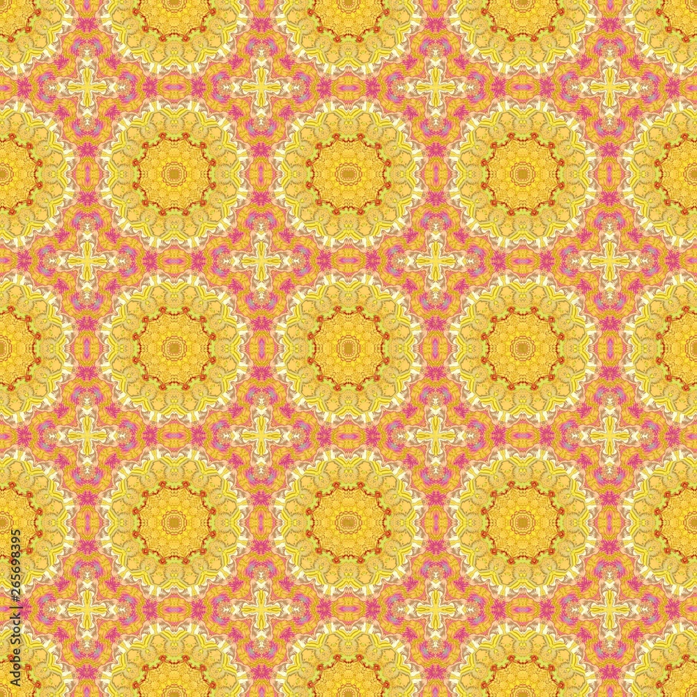 seamless wallpaper pattern with pastel orange, bisque and indian red colors. can be used for cards, posters, banner or texture fasion design