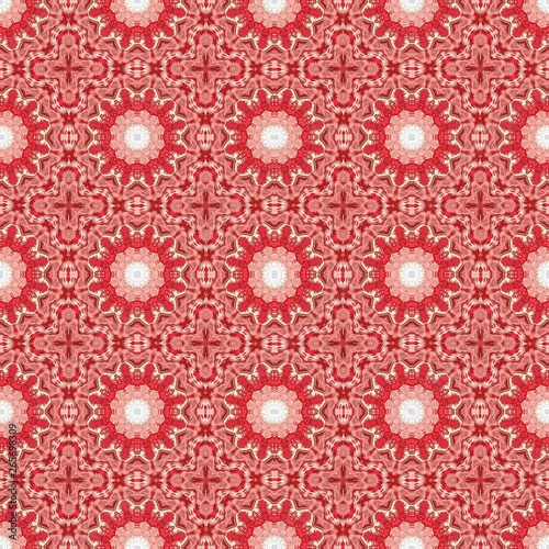 seamless wallpaper pattern with indian red, peach puff and firebrick colors. can be used for cards, posters, banner or texture fasion design