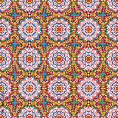 abstract peru  teal blue and firebrick seamless pattern. can be used for wallpaper  poster  banner or texture design